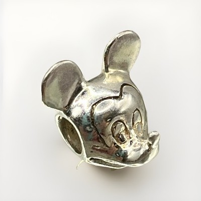 Mickey Mouse Kopf Schieber Charm Disney Company Sterling Silber 925 CHAM IOP