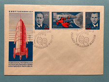 NRD list pierwszego dnia obiegu, 20 pfg, wizyta kosmonauty w NRD 1. 10. 1965