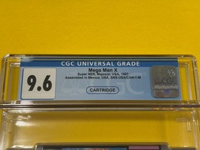 Mega Man X (CGC Graded: 9.6) Nintendo SNES Super NES not WATA PSA VGA 😊