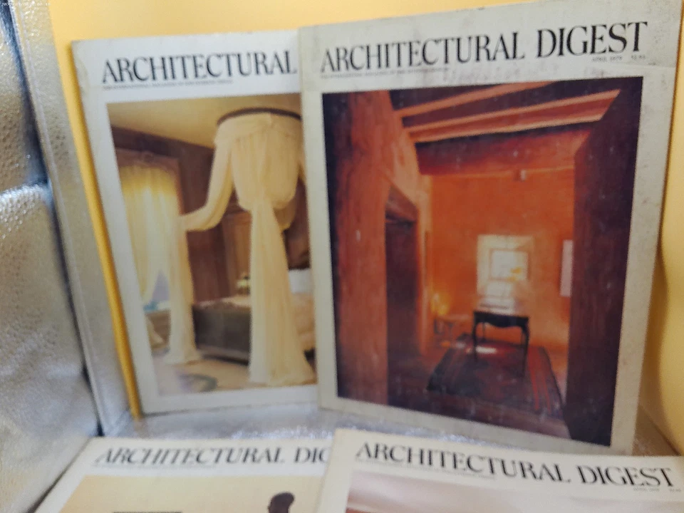 Architectural Digest April September 1978 March April 1979 lot 4 magazine - Image 2 of 4