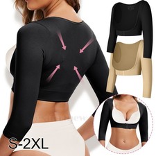 Women's Upper Arm Body Shaper Compression Tops Posture Back Corrector Shapewear
