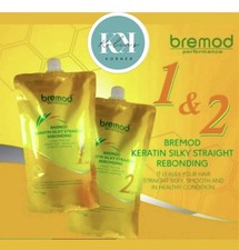 BREMOD Keratin Silky Straight Rebonding Set - For Professional Use Only