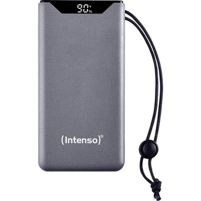 Intenso F20000 Powerbank 20000 mAh Quick Charge, USB PD LiPo USB-A, USB-C  Grau