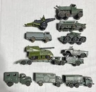 11 Matchbox Lesney Army Collection for parts or restoration