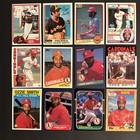 Ozzie Smith Lot of 12 Baseball Cards (1981-1987) St Louis Cardinals HOF