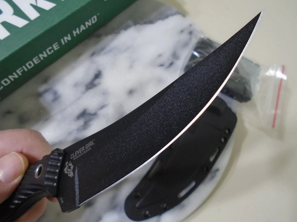 CRKT Clever Girl Fixed Blade Combat Hunter Knife Full Tang SK5 G10 2709 Mcglaun - Image 3 of 4
