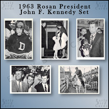 1963 Rosan President John F. Kennedy JFK (1-64) / U Pick Cards / Buy2+ Save10%