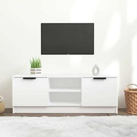 Tv-Schrank Weiß 102X35X36,5 Cm Holzwerkstoff