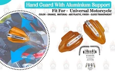 Transparent Orange Handguard "Fit For Universal Motorcycle"