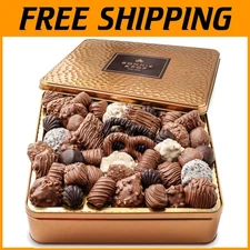 Deluxe Chocolate Gift Basket with Belgian Truffles