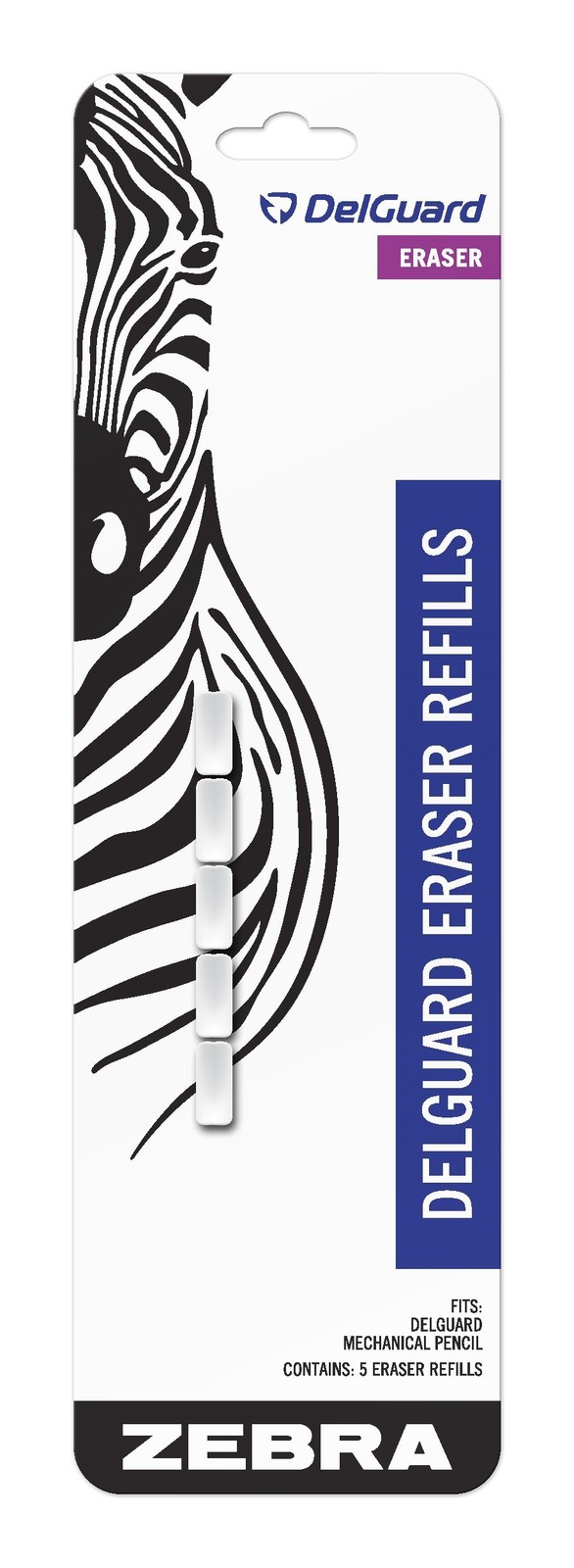 Eraser 1 Count (pack Of 5), White