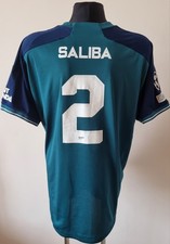 Camiseta Arsenal 2023-24 Tercera SALIBA #2 Talla 3XL Adidas Liga de Campeones