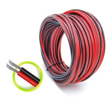 5-20M Red Black Electrical 2 Core Tinned Copper Wire 18/20/22/24/26AWG insulated