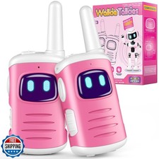 Kids Walkie Talkies Gifts for Girls: Toys Walkie Talkies for Kids 2 Pack Birt