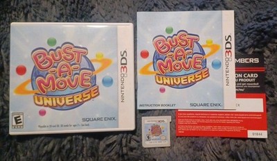 Bust-A-Move Universe (Nintendo 3DS system) OFFICIAL USA COMPLETE GAME - TESTED