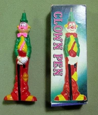 Vintage CLOWN PEN Made in Hong Kong by J.S.N.Y. No. 7767