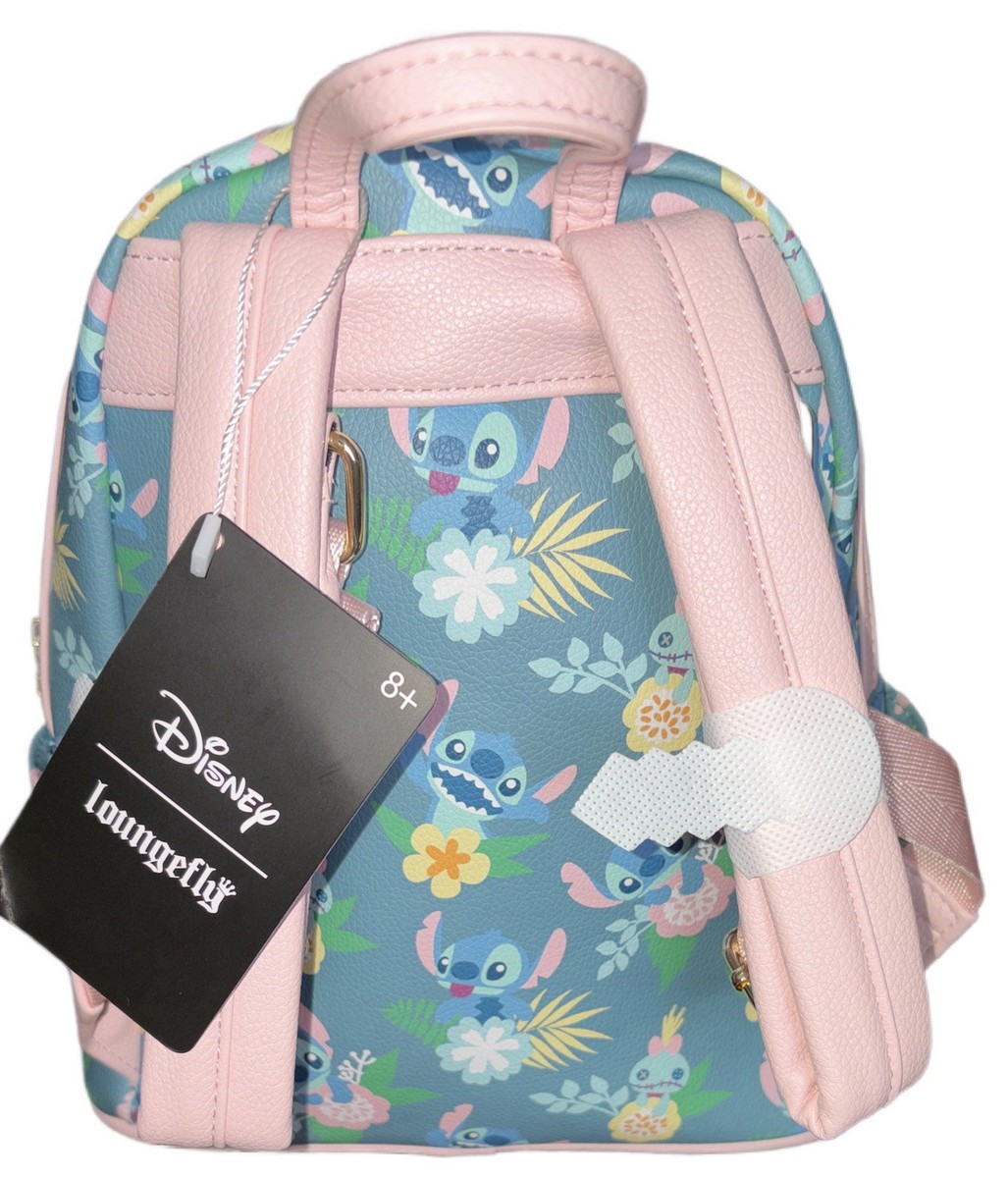 Loungefly Disney Stitch Floral Mini Backpack & Wallet Set  display picture 1