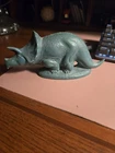 Vintage Sinclair Dinoland Green Triceratops Dinosaur Gas & Oil