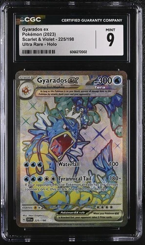 CGC 9 Gyarados Ex 225/198 Scarlet And Violet Holo