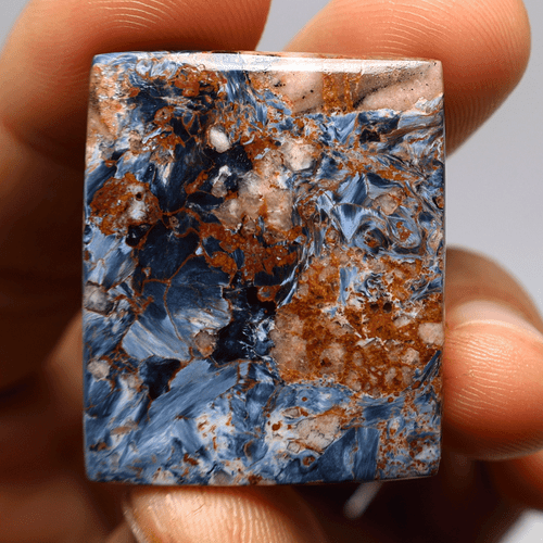 50 Cts Natural Chatoyant Pietersite Top Grade 33x27mm Baguette Cabochon Gemstone - Bild 3 von 9