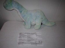 FAO Schwarz Dinosaur Blue 22" Plush Glow Brights Lights And Sound Stuffed Animal