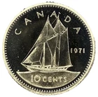 1971 Canada 10 Cents — photo from another recent sale