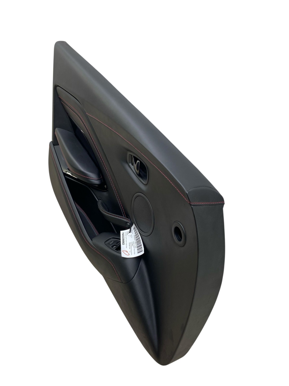 2019-2023 ASTON MARTIN VANTAGE FRONT LEFT INNER DOOR TRIM PANEL W/RED STITCHING