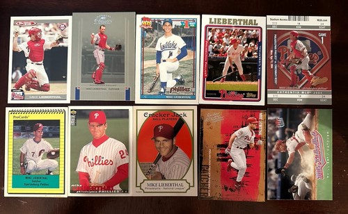 10 Different Mike Lieberthal Cards