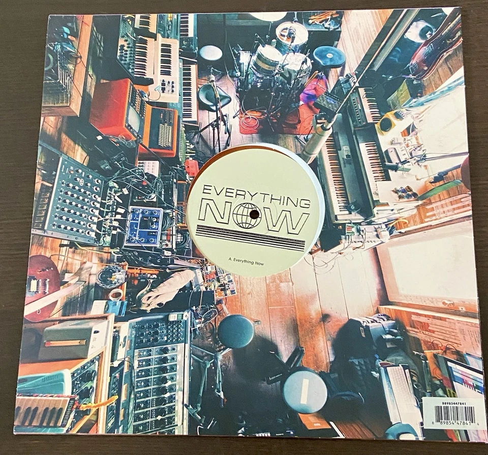 Arcade Fire Everything Now 12" Single LIMITED COLORED VINYL Instrumental Record - Image 4 of 4