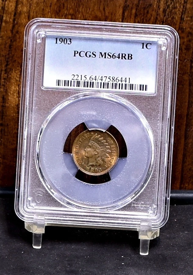 MS 64 Graded 1903 Year Indian Head Small Cents (1859-1909) for