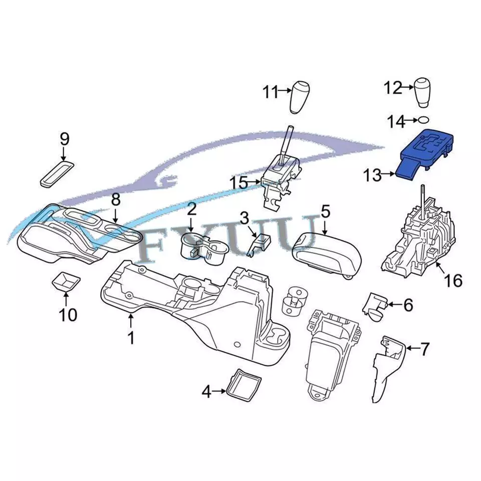 Bisel de cambio de transmisión automática para Jeep Wrangler Liberty Dodge Nitro NUEVO Foto 3 de 4
