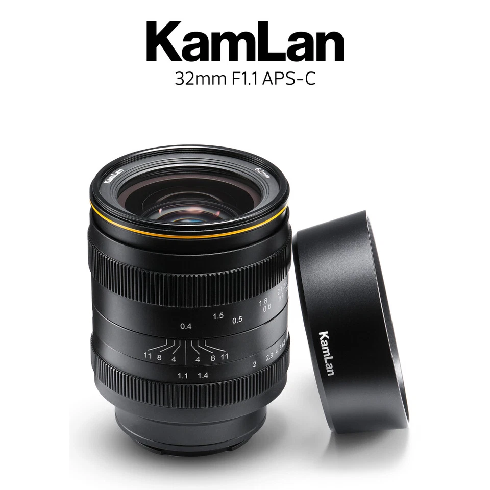 32mm F1.1 APS-C Manual Focus Large Aperture Lens For Panasonic M4/3 Mount Camera - Image 2 of 4
