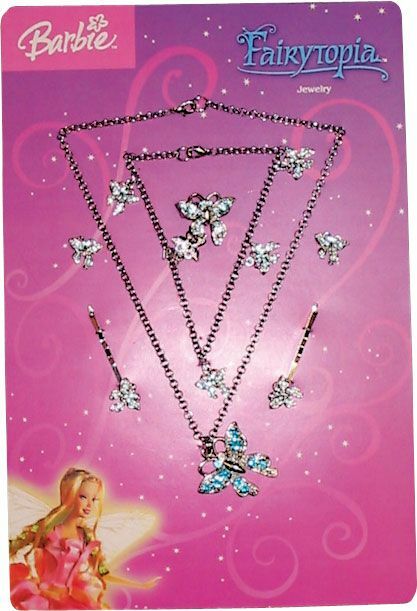 Barbie Fairytopia™ Dahlia Jewelry Set Halloween Accessory, Blue, One Size