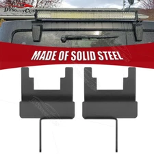 32'' Light Bar Upper Roof Rear Window Mount Brackets For Jeep Wrangler JK 07-18