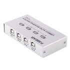 4 Port USB2.0 Auto Sharing Switch HUB For Printer Scanner Keyboard New