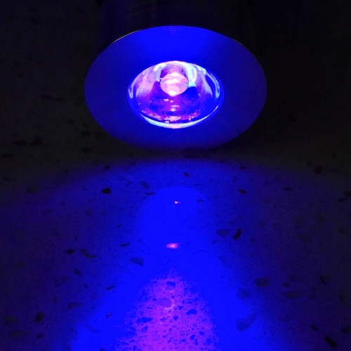 1W D34 GU10 Purple Red Blue Cyan Green IR Warm White UV LED Lamp Bulb Spot Light - Picture 3 of 19