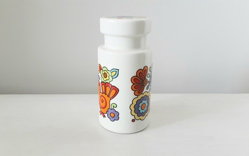 Vintage Retro 1960's Lord Nelson Pottery Gaytime Salt Shaker/Pot 10.5cm - Picture 2 of 16