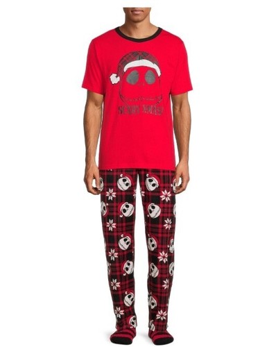 Disney’s Nightmare Before Christmas Herren 3-teiliges Pyjama Set Gr. Medium Halloween  - Bild 1 von 3