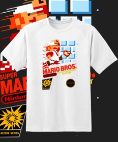 Super Mario Bros NES Retro Video Game T Shirt Youth M - Adult 6XL Fast Ship!