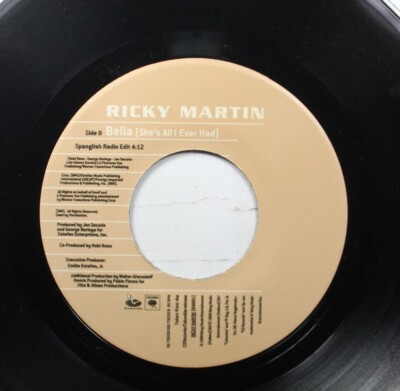 90'S 45 Ricky Martin - Bella (She'S All I Ever Had) / She'S All I Ever ...