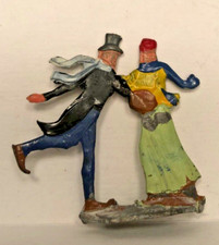Vintage Heinrichsen German Flat Lead "Couples Skate"