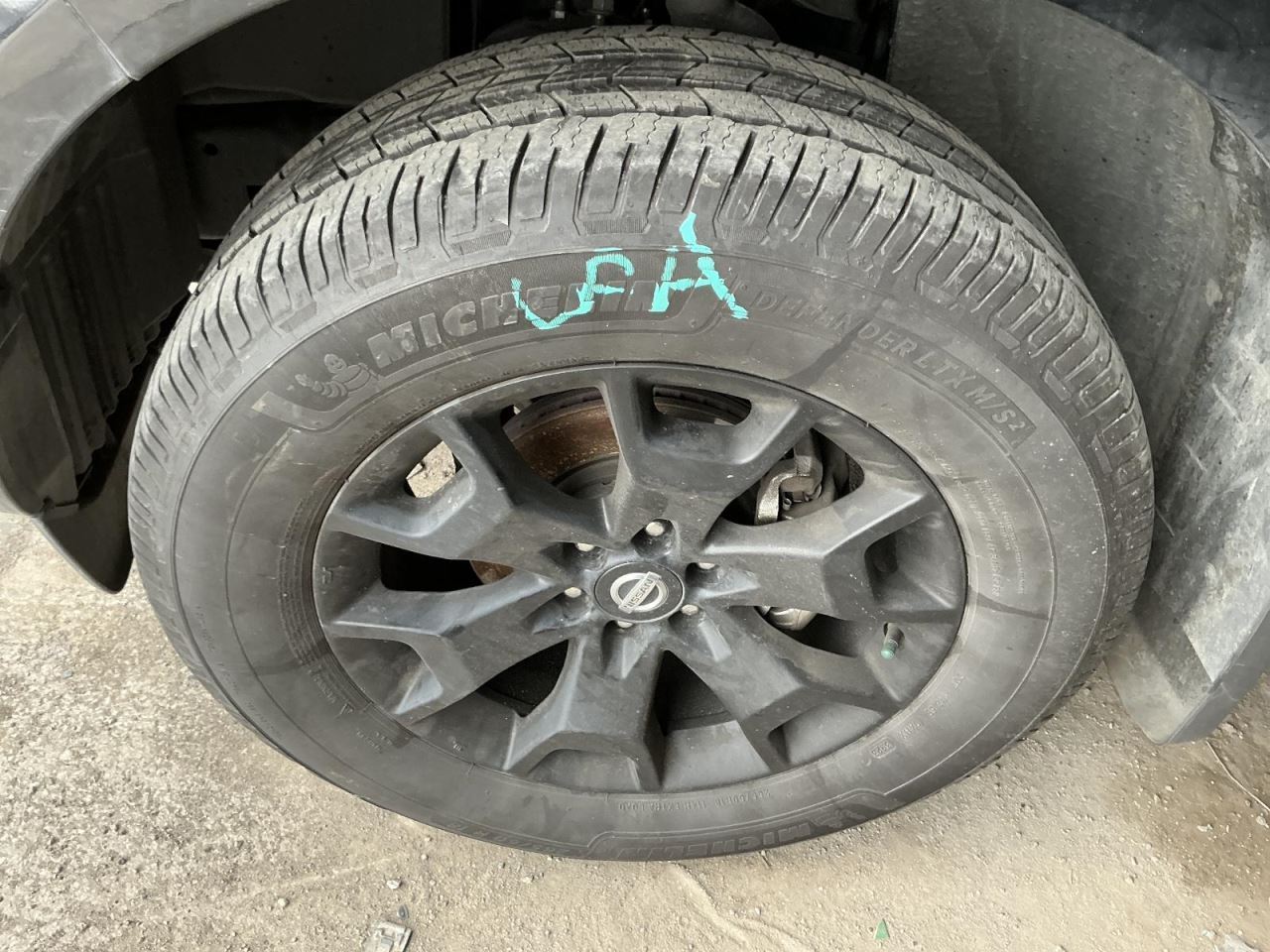 Wheel 18x7-1/2 Alloy Y Spoke Painted Black Fits 18-21 FRONTIER 4763264