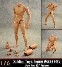 Dragon 1/6 Scale B001 Narrow Shoulder Caucasian Male Body Model For 12" Figure