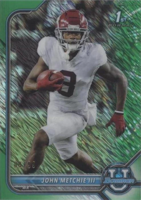 Chrome Prospects Green Shimmer Refractor