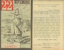 SANTA CECILIA -ASSOLUTA R@RIT@' SANTINO DI LUNEDI 22 NOVEMBRE 1937