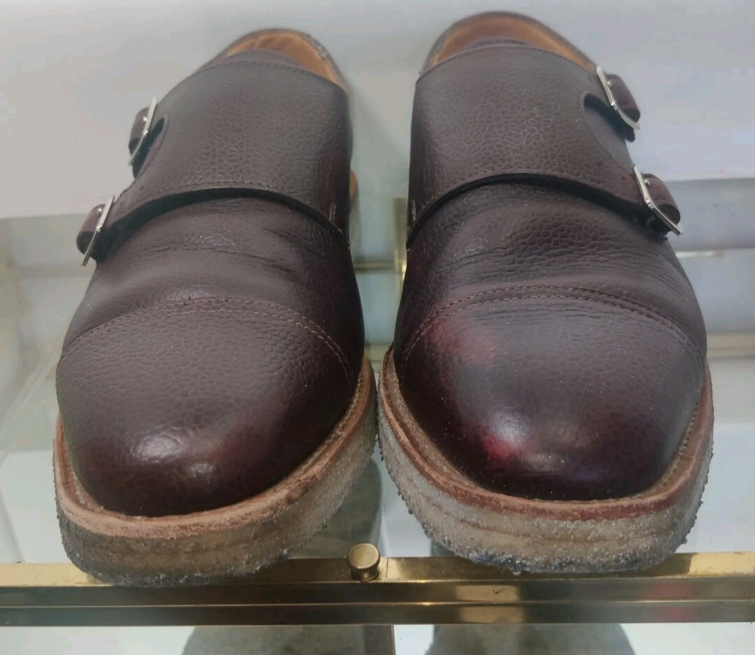 Mark McNairy Monk Strap Dress Shoes Mens sz 11.5 Cordovan 
