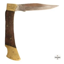 UNBRANDED PAKISTAN KNIFE, 3" BLADE - ALMOST 4" TOTAL LENGTH CLOSED.  (FVS004364)