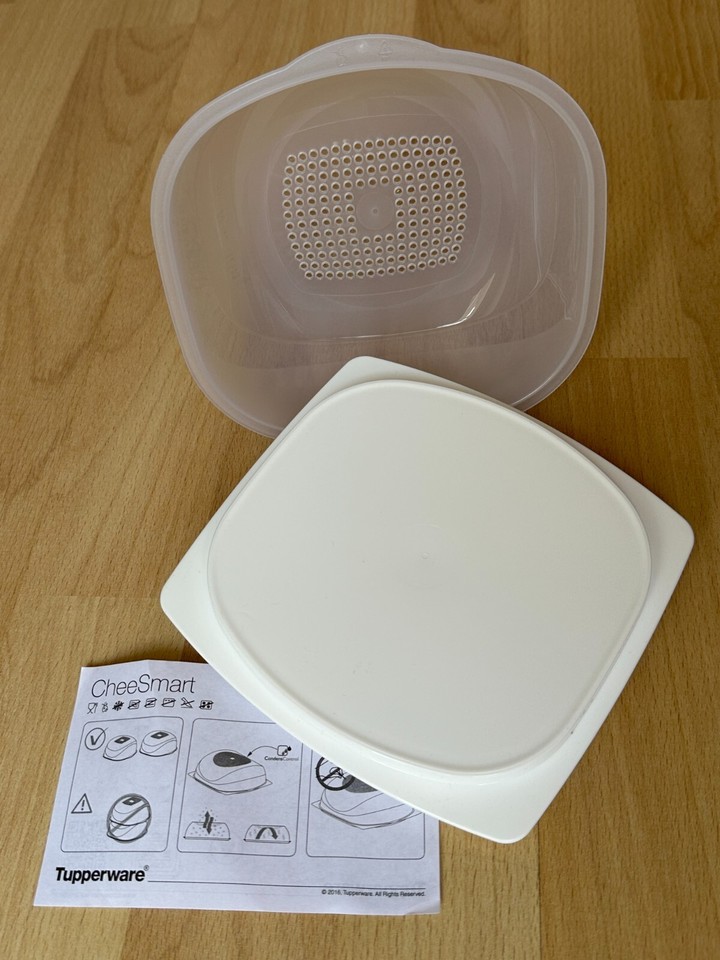 Tupperware MiniKäseMaX/CheeSmart Mini in Weiß KäseFrischhaltebox TOP