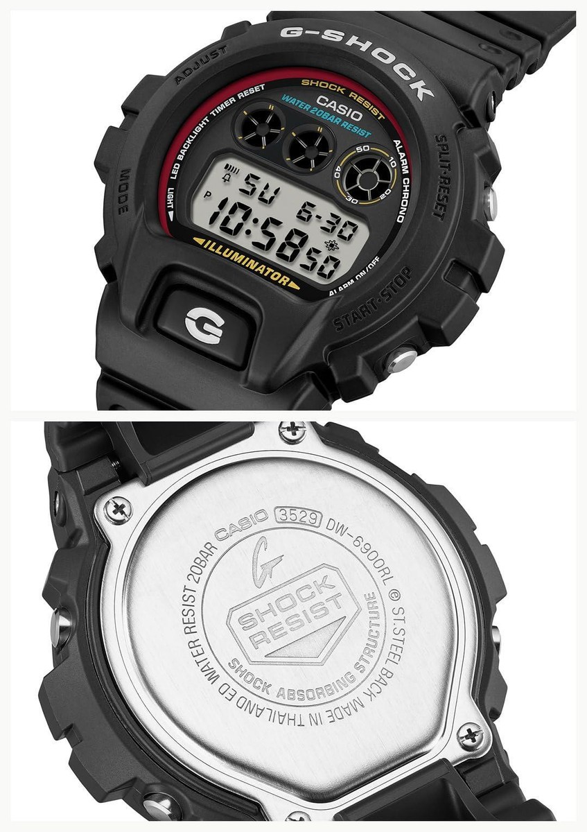 時計 CASIO G-SHOCK DW-6900RL-1JF DW6900RL-1 | G-SHOCK DIGITAL Black | CASIO