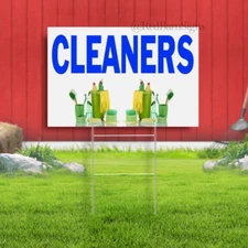 CLEANERS Advertising Yard Sign Many Sizes Available USA